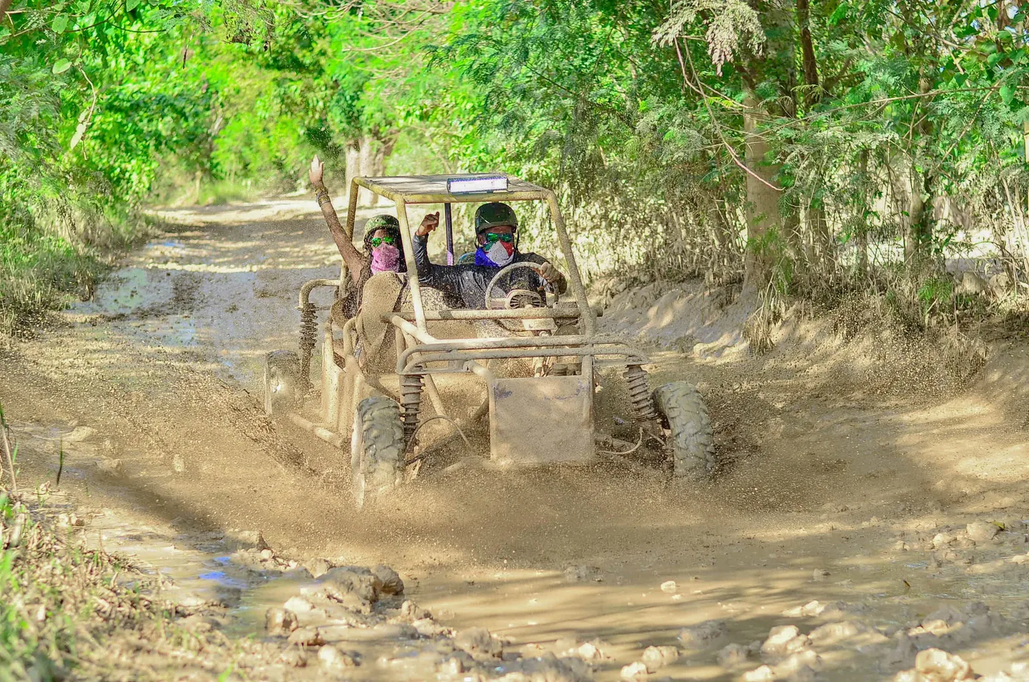Punta Cana Buggy & Parasailing Tour with Cenote · 2